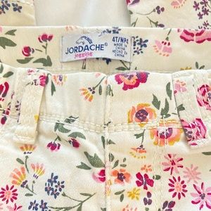 ☀️Floral “Jeggings” by Jordache // Girls 4T